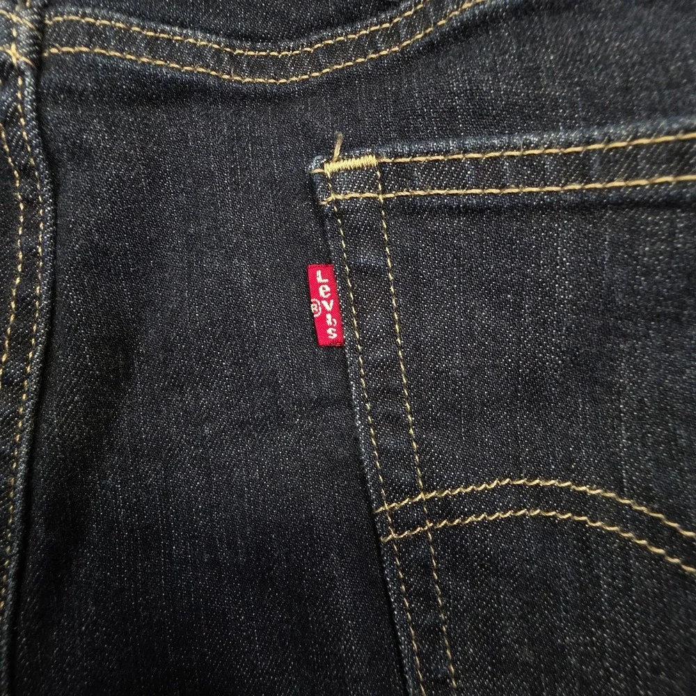 Levis 541 Jeans Mens 40x32 Black Athletic Tapered Leg Denim Dark Wash Classic‎
